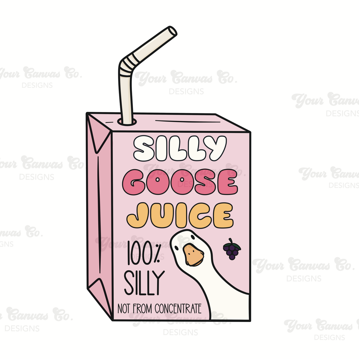 Silly Goose Juice Digital PNG| Silly Goose Digital Download| Silly Goose Sticker File| Cricut Crafting| Trending Goose PNG