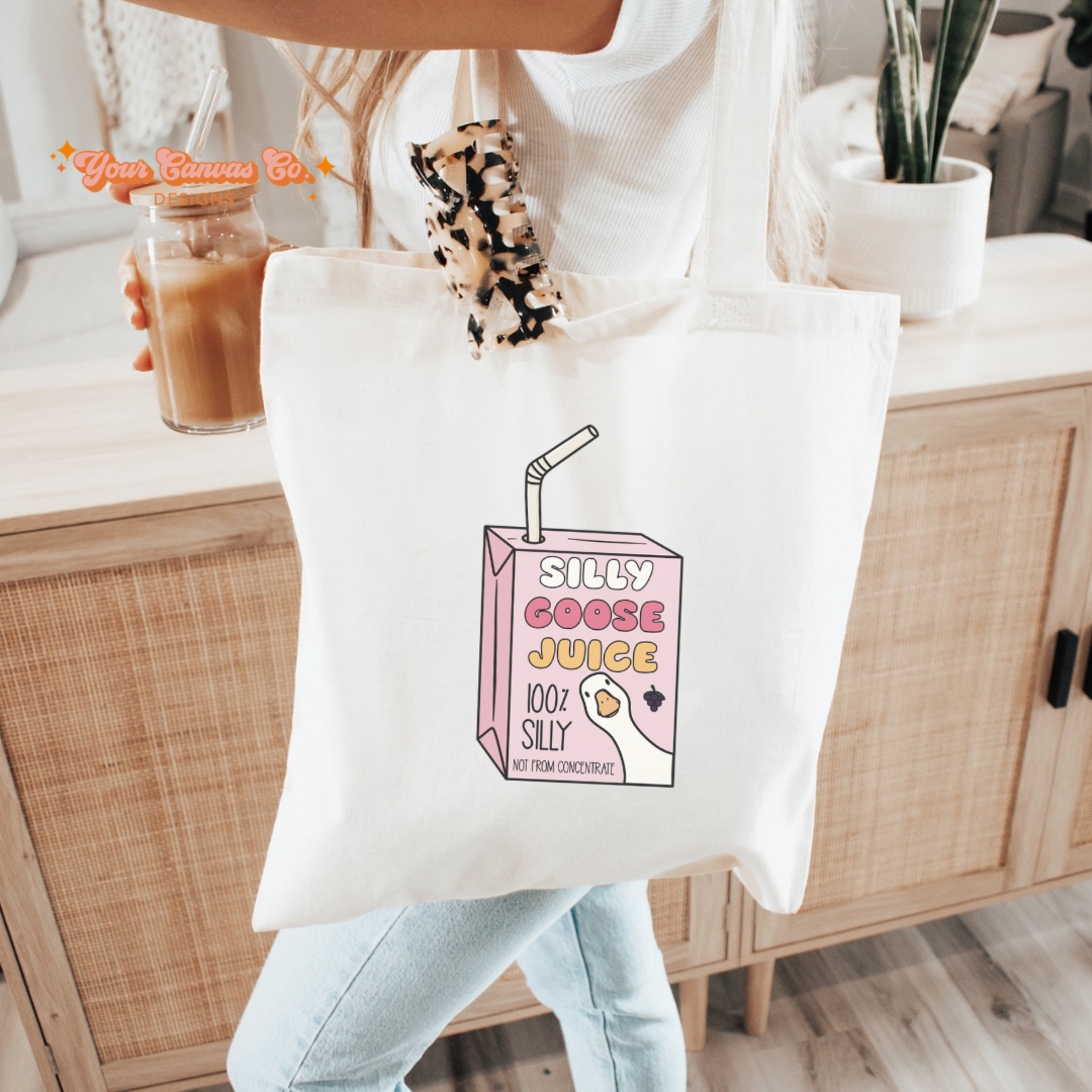 Silly Goose Juice Digital PNG| Silly Goose Digital Download| Silly Goose Sticker File| Cricut Crafting| Trending Goose PNG