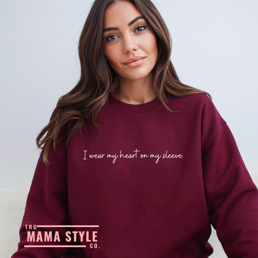 I wear my heart on my sleeve - customizable