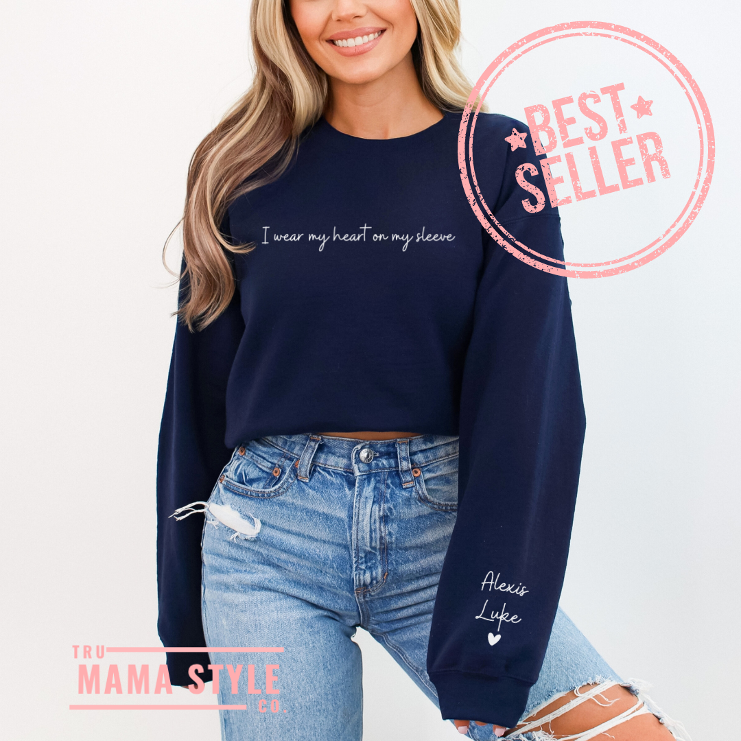 I wear my heart on my sleeve - customizable