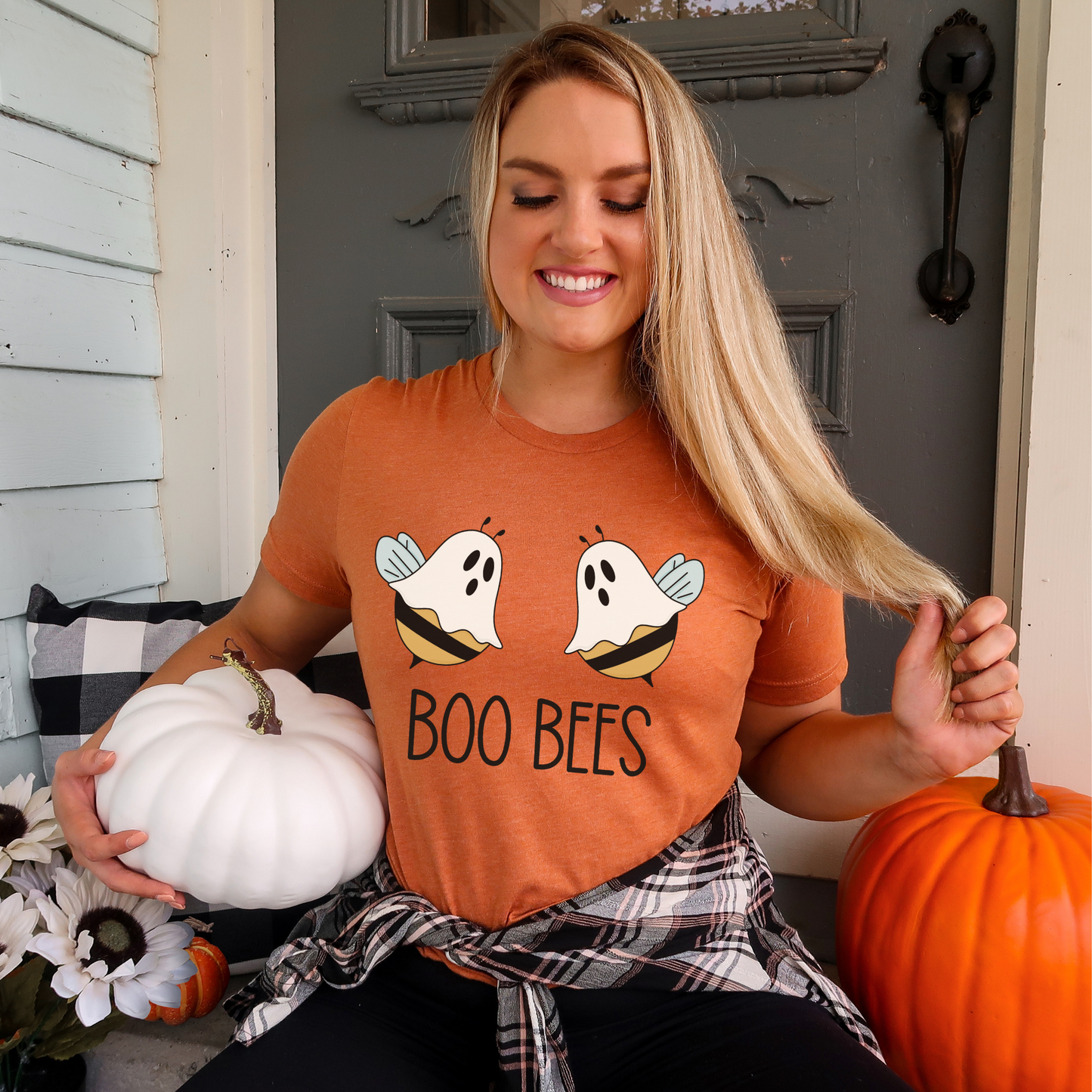 Cute ghost digital PNG Design Dtf Uvdtf T-Shirt Design| Sublimation Png file| Boo Bees Png Digital Download| Halloween Png