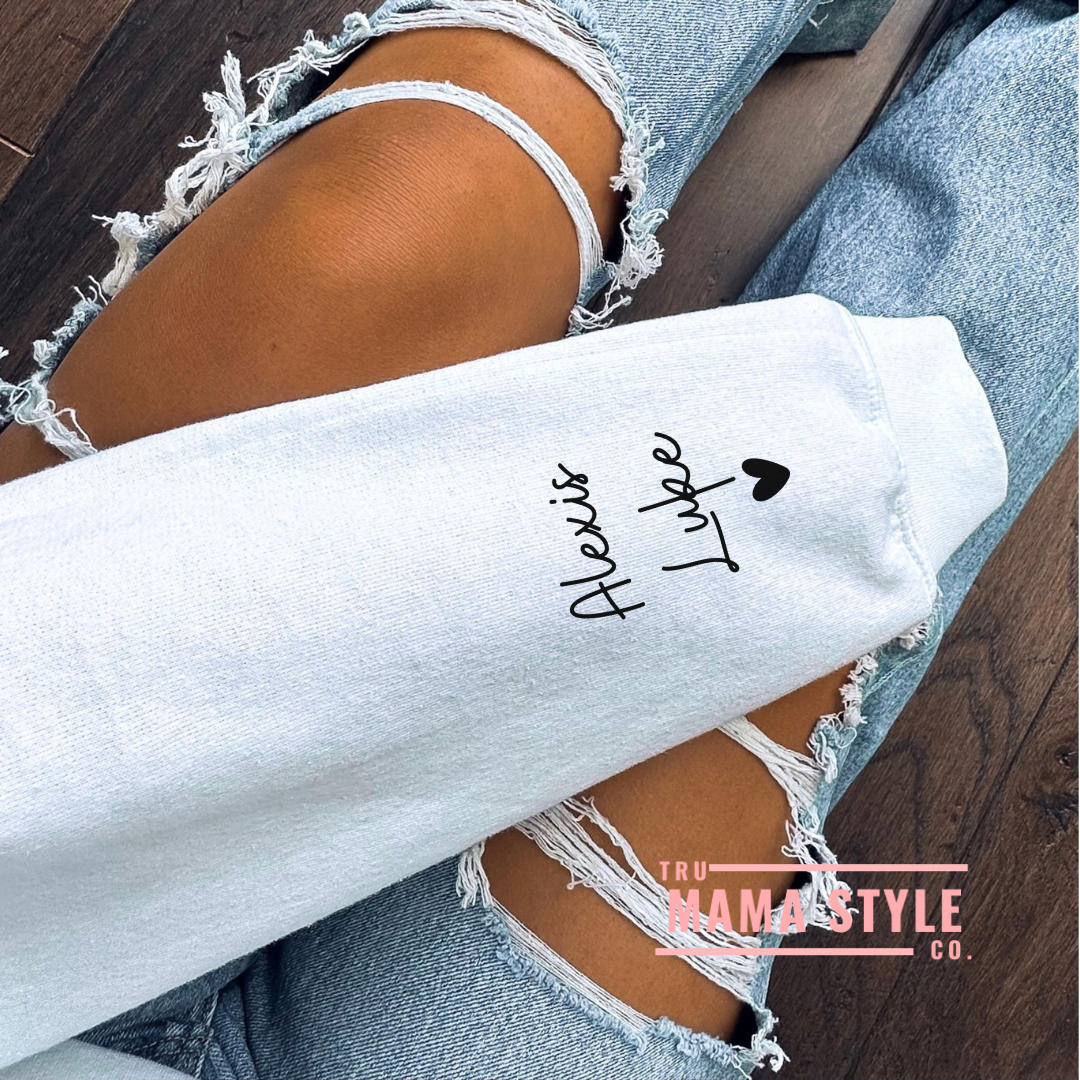 I wear my heart on my sleeve - customizable