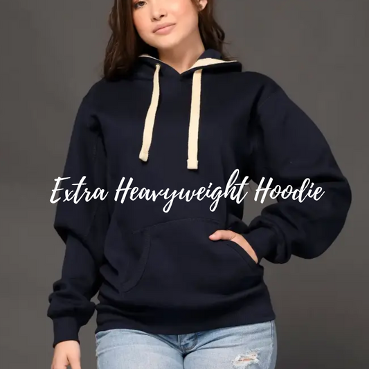 Extra Heavyweight Custom Adult  Hoodie